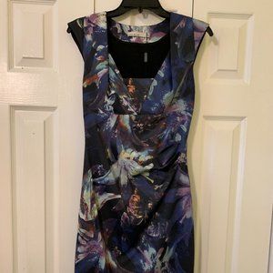 gorgeous watercolor Karen Millen dress New with tags UK size 12 US size 8